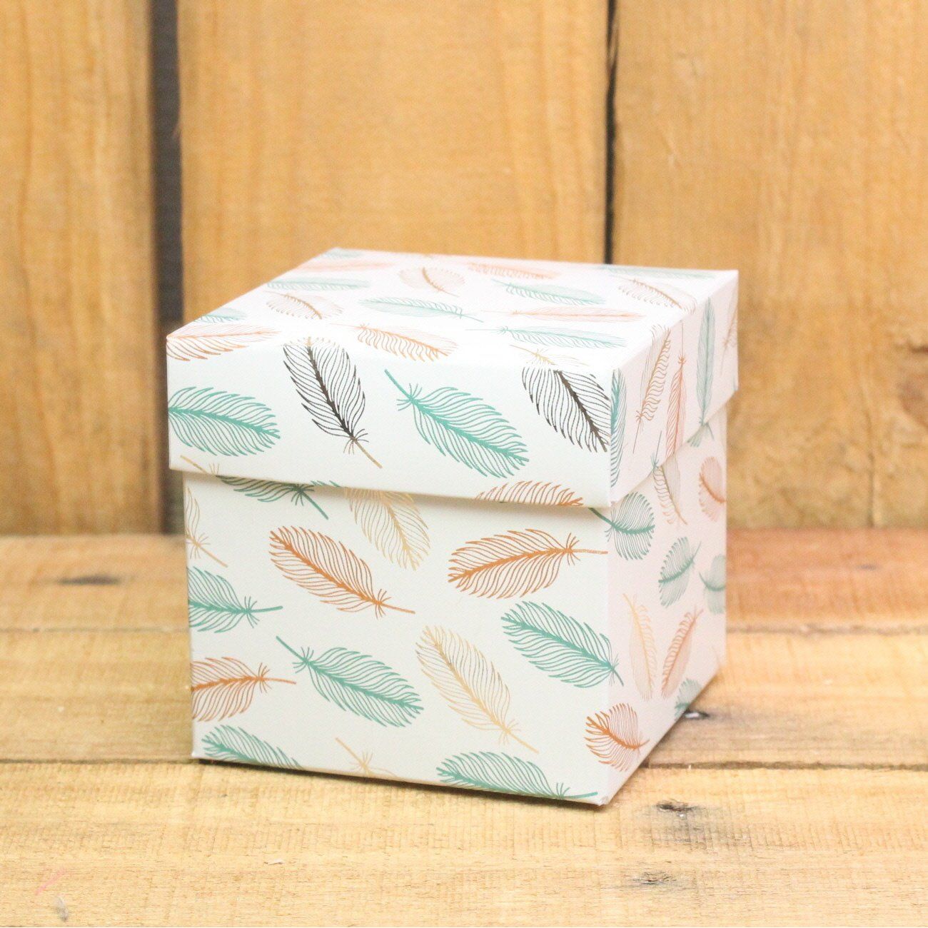 Klika - Bonbon doosjes Chocolade doosje Veertjes metallic 24 stuks