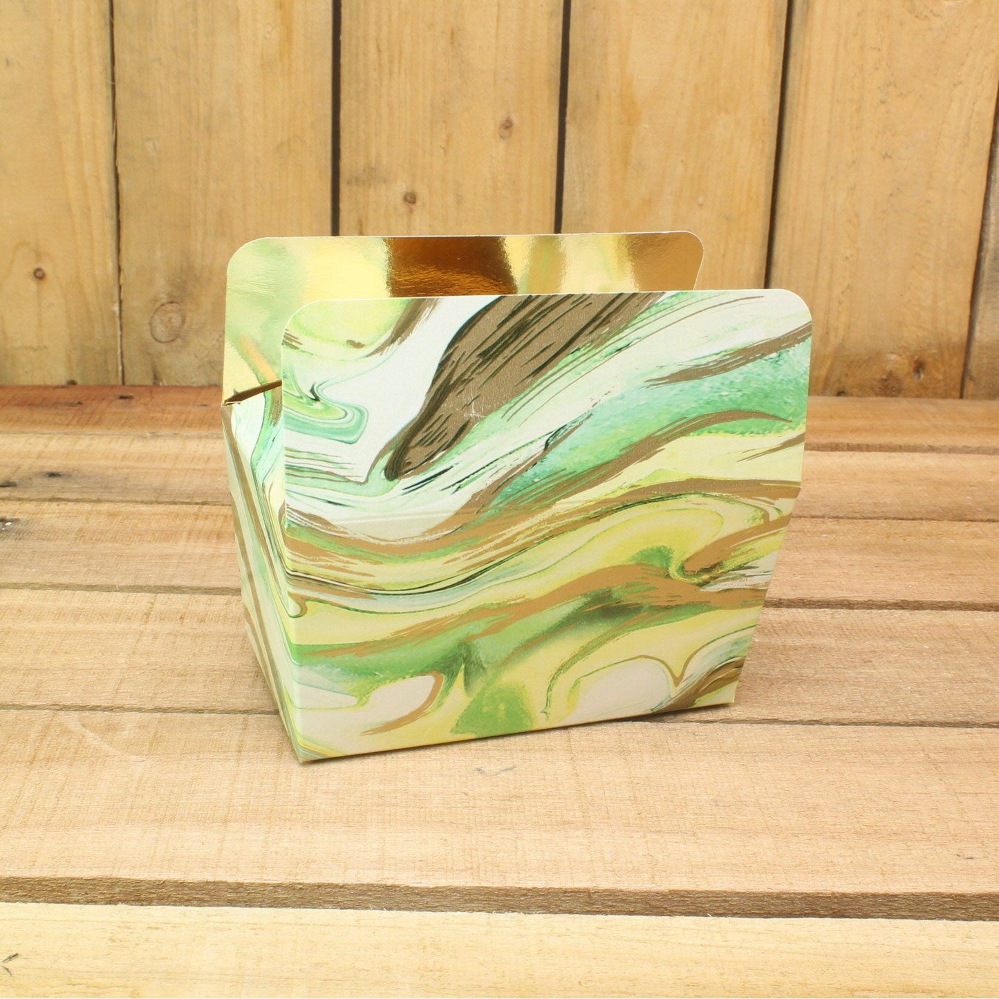 Klika - Bonbon doosjes Chocolade doosje Wave green LAAG 12 stuks