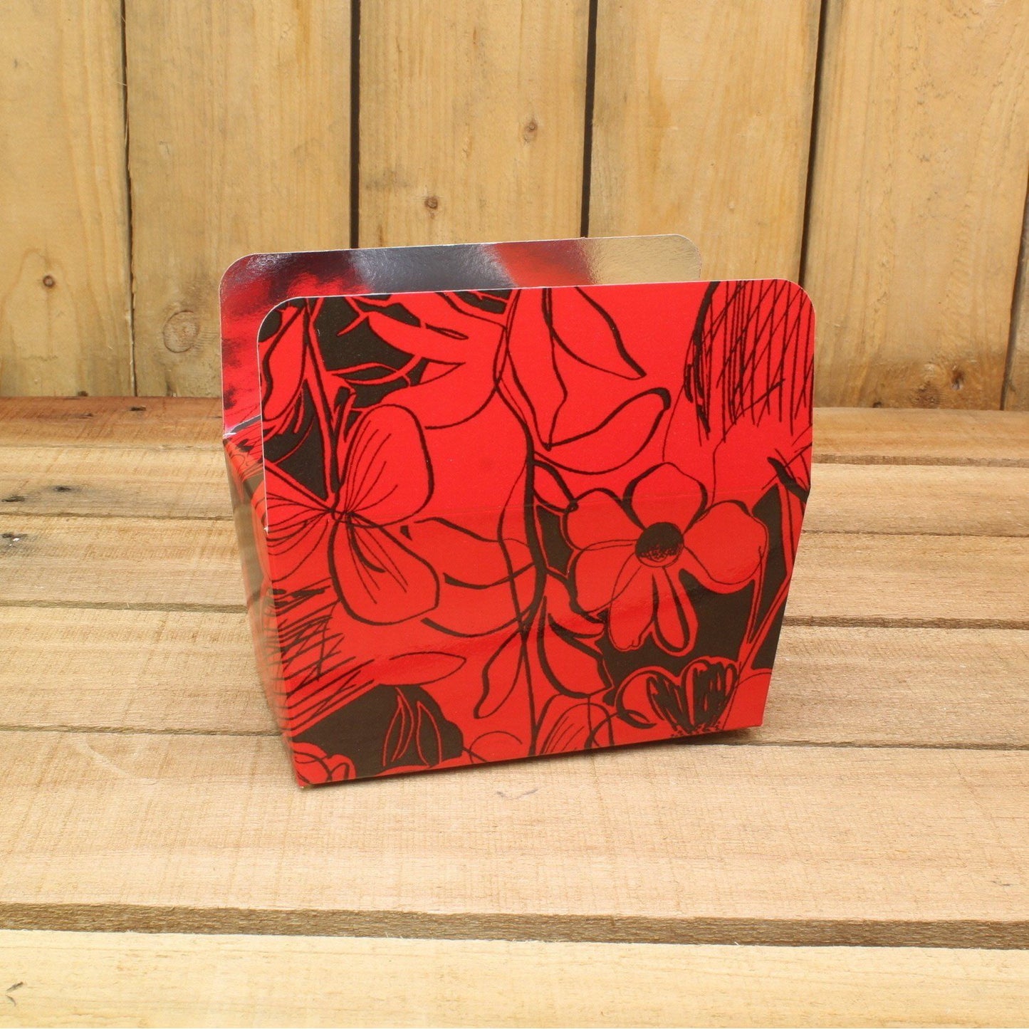 Klika - Bonbon doosjes Chocolade doosje Rood bloem LAAG 12 stuks