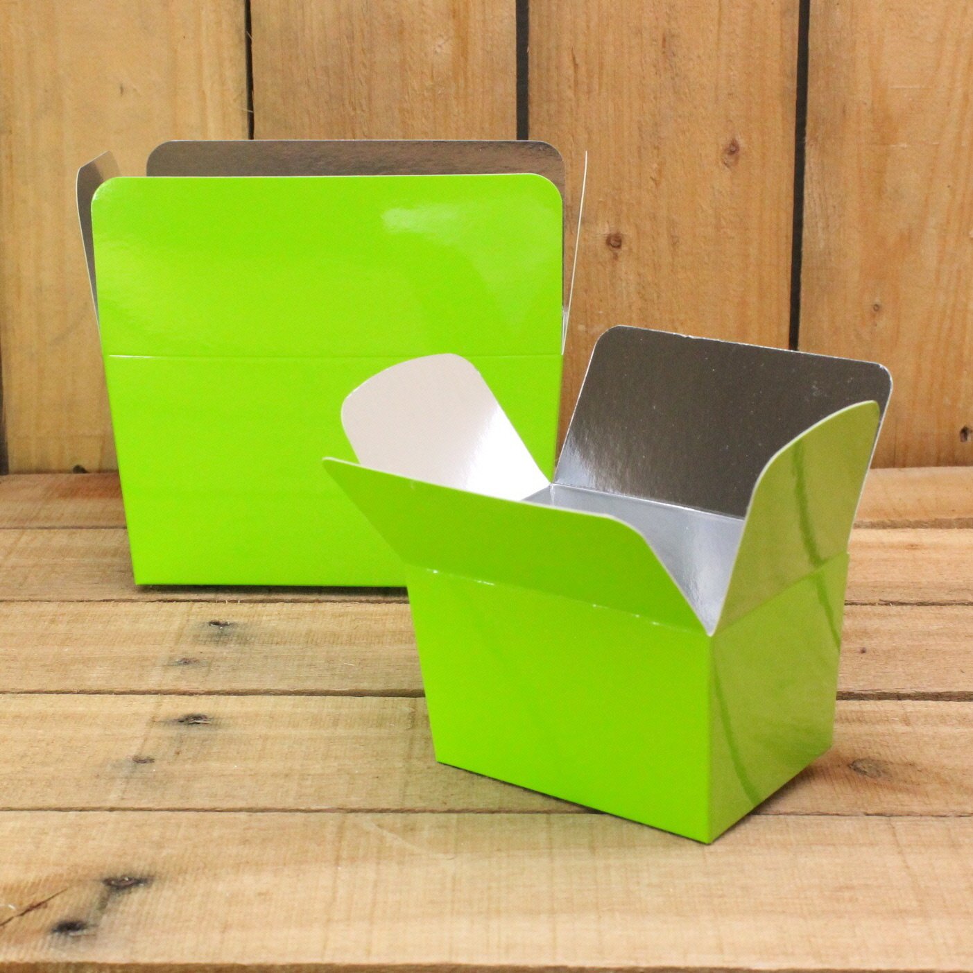 Klika - Bonbon doosjes Chocolade doosje groen LAAG 24 stuks