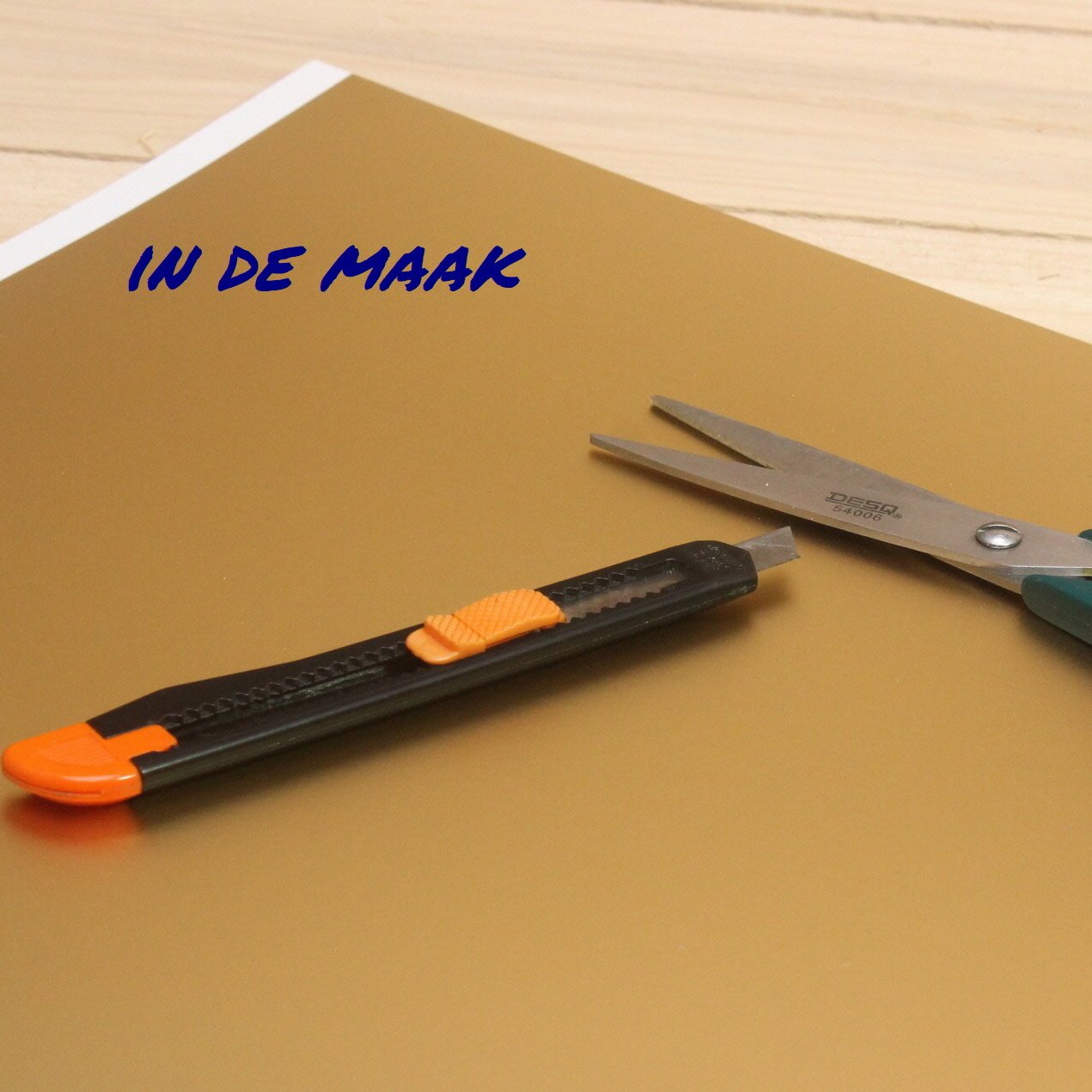 Klika - Bonbon doosjes Chocolade doosje Goud mat LAAG 24 stuks