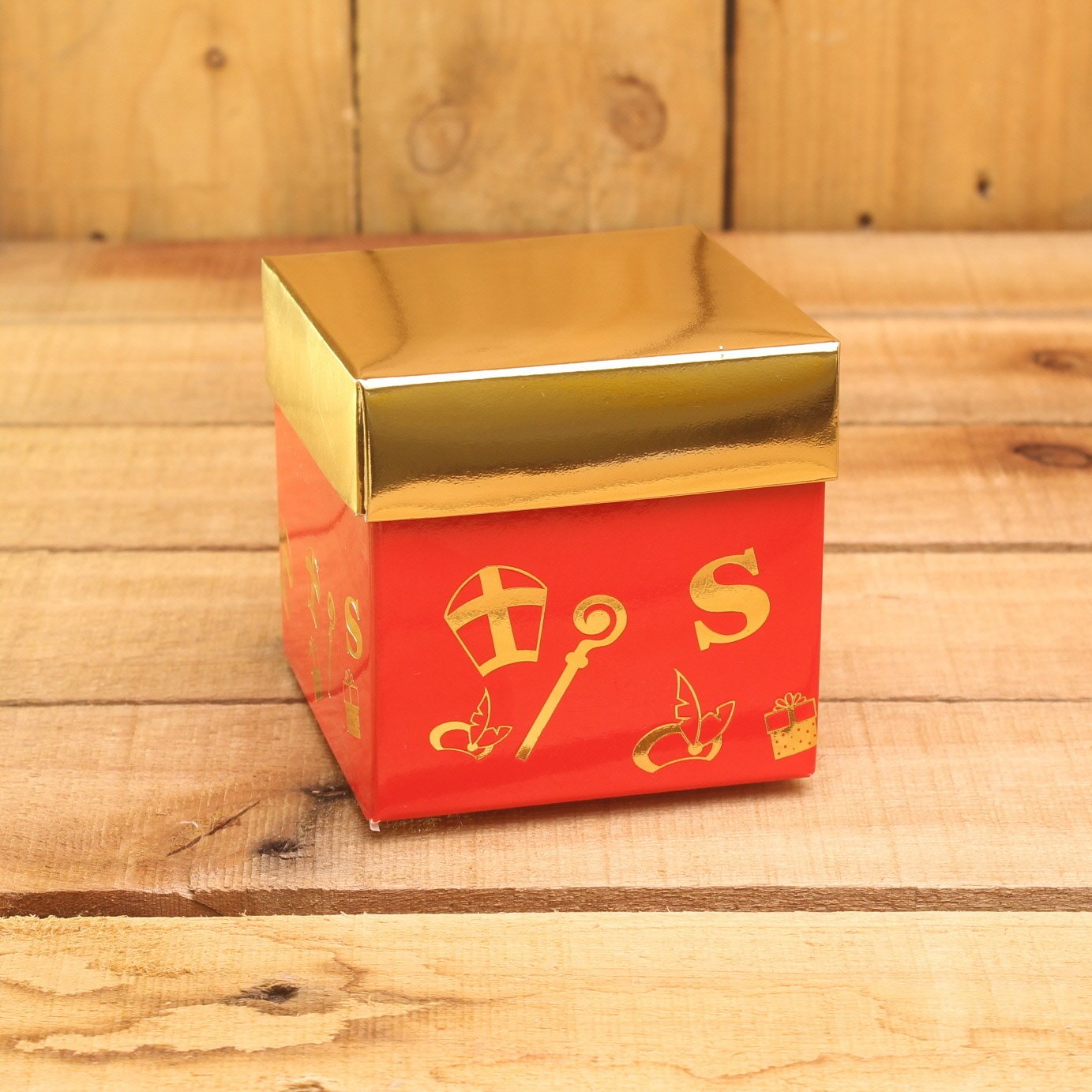 Bonbon doosjes - Chocolade doosje - Sint rood goud