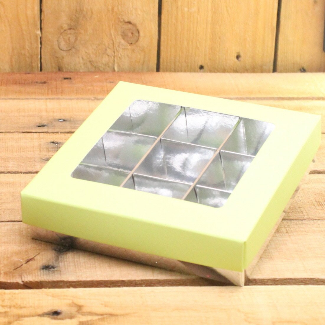 Klika - Bonbon doosjes Chocolade doosje tel groen presentatiedoos 24 stuks