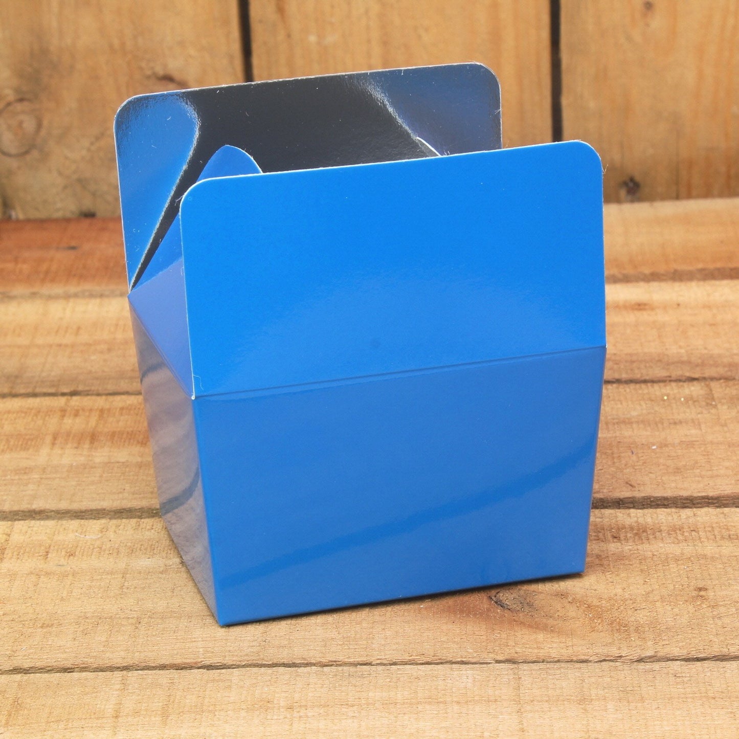 Klika - Bonbon doosjes Chocolade doosje Koningsblauw Tekst 1 stuks