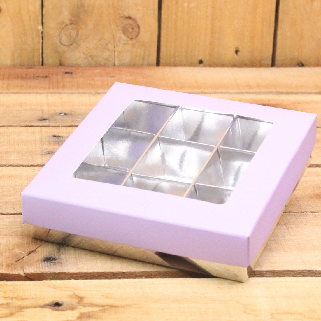 Klika - Bonbon doosjes Chocolade doosje tel lila presentatiedoos 24 stuks