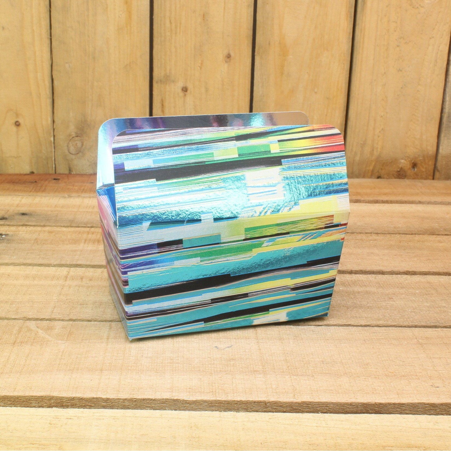 Klika - Bonbon doosjes Chocolade doosje Flash blauw metallic LAAG 12 stuks