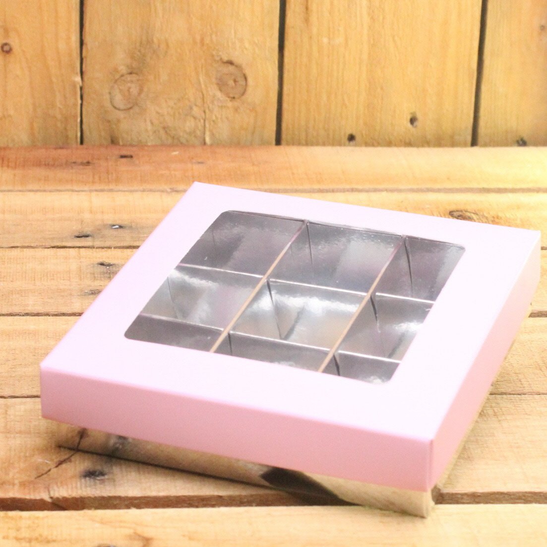 Klika - Bonbon doosjes Chocolade doosje tel roze presentatiedoos 24 stuks