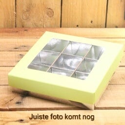 Klika - Bonbon doosjes Chocolade doosje tel geel 24 stuks