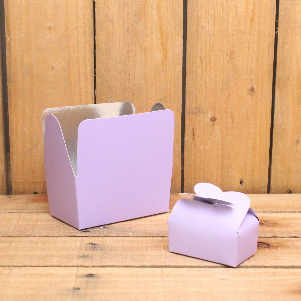 Klika - Bonbon doosjes Chocolade doosje tel lila HOOG 24 stuks