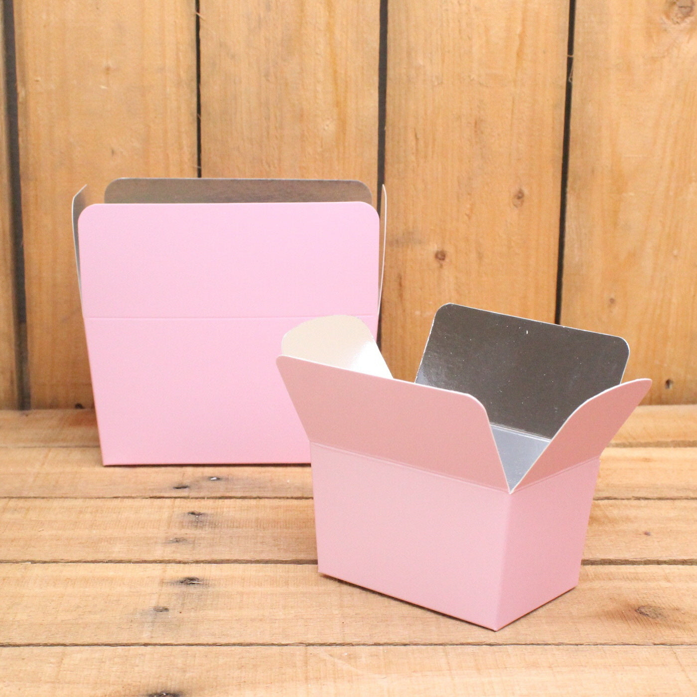 Klika - Bonbon doosjes Chocolade doosje tel roze LAAG 12 stuks