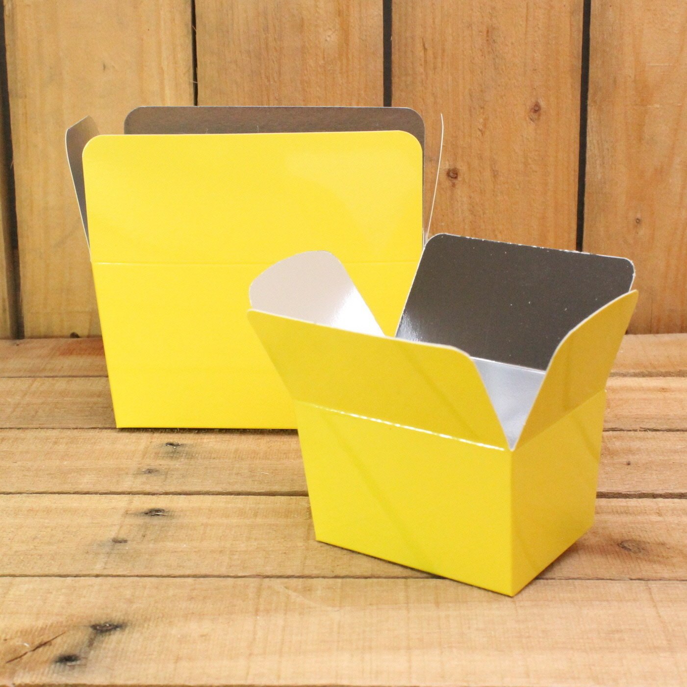 Klika - Bonbon doosjes Chocolade doosje Geel 122 basic laag 12 stuks