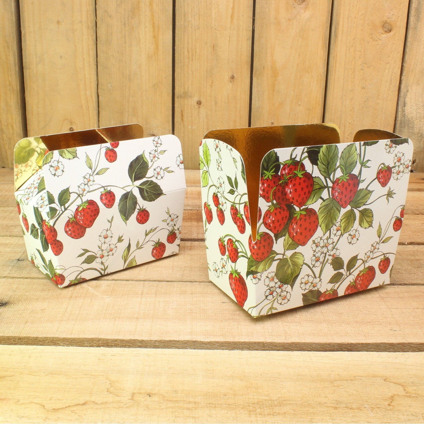 Klika - Bonbon doosjes Chocolade doosje Aardbei HOOG 24 stuks