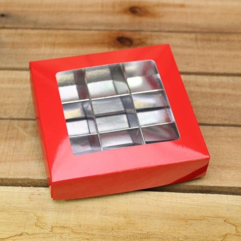 Klika - Bonbon doosjes Chocolade doosje Warm rood 24 stuks