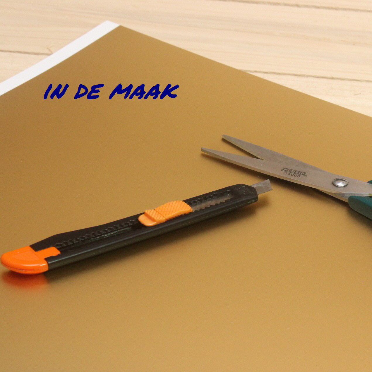 Klika - Bonbon doosjes Chocolade doosje Goud mat LAAG 24 stuks