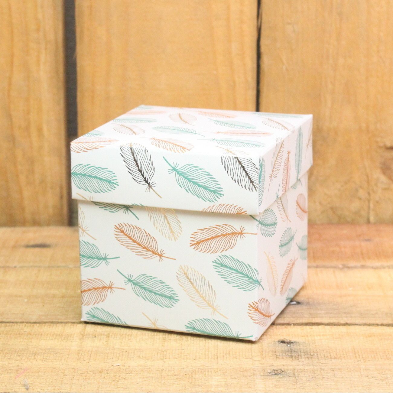 Klika - Bonbon doosjes Chocolade doosje Veertjes metallic 24 stuks