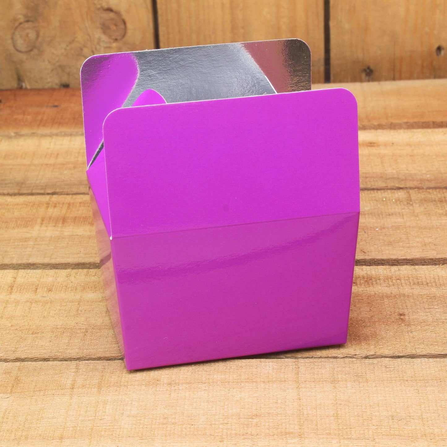 Klika - Bonbon doosjes Chocolade doosje Lila Tekst 1 stuks