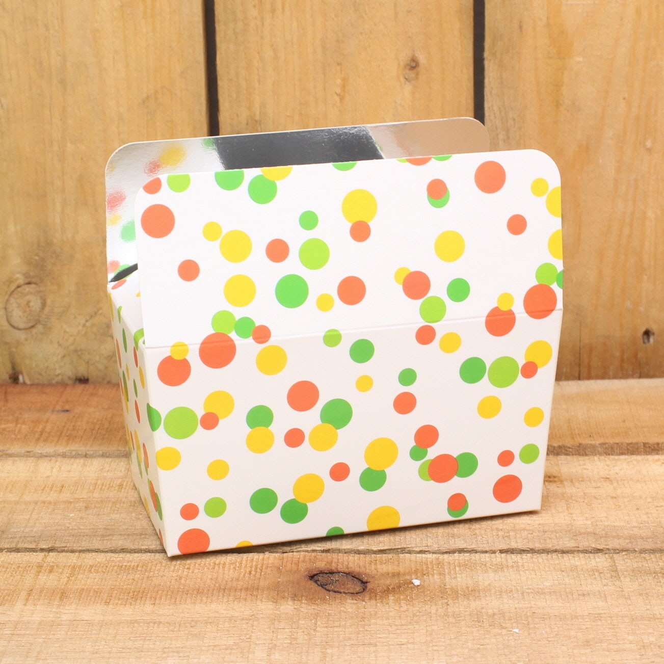 Bonbon doosjes - Chocolade doosje - Spring dot LAAG - 12 stuks