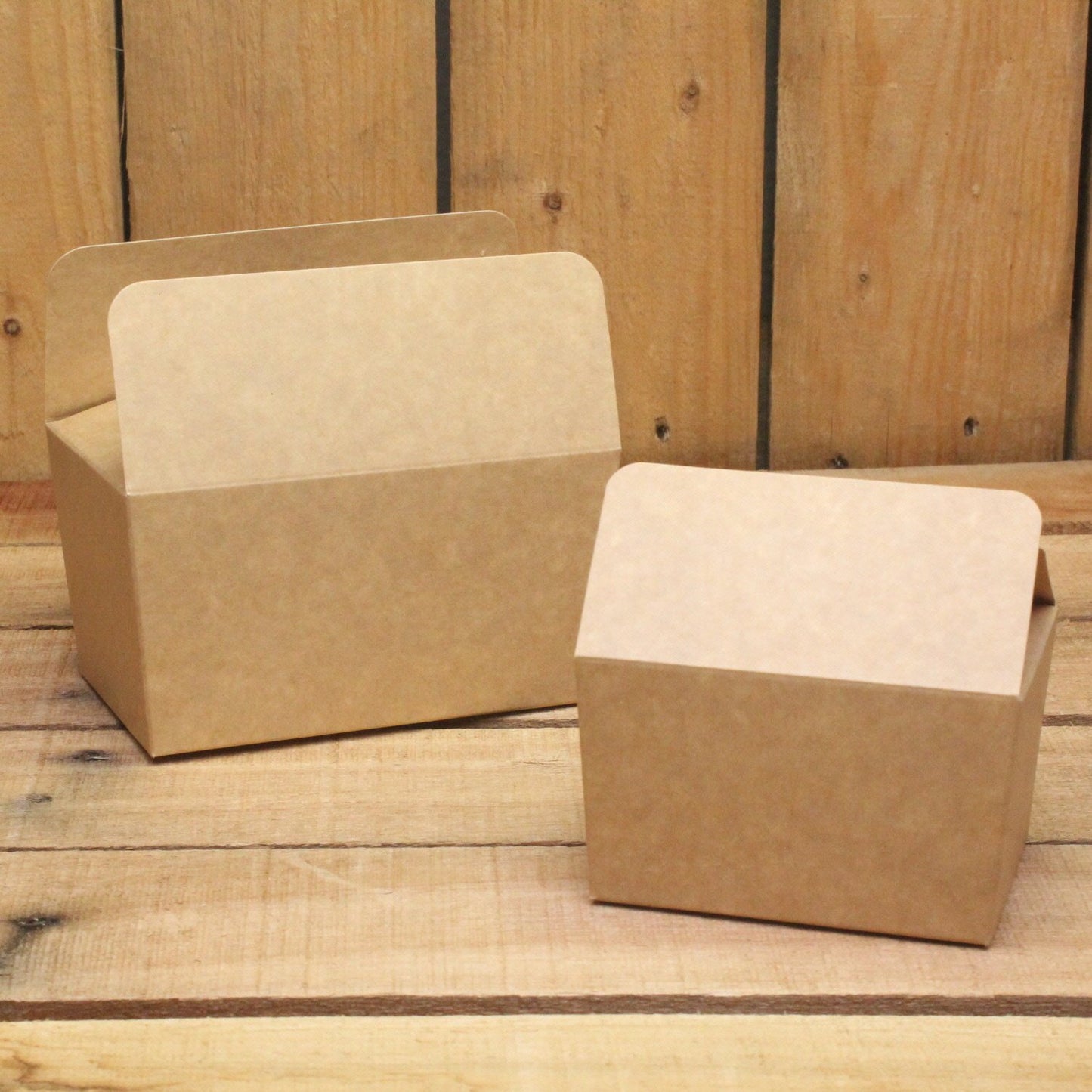 Klika - Bonbon doosjes Chocolade doosje Kraft LAAG 24 stuks