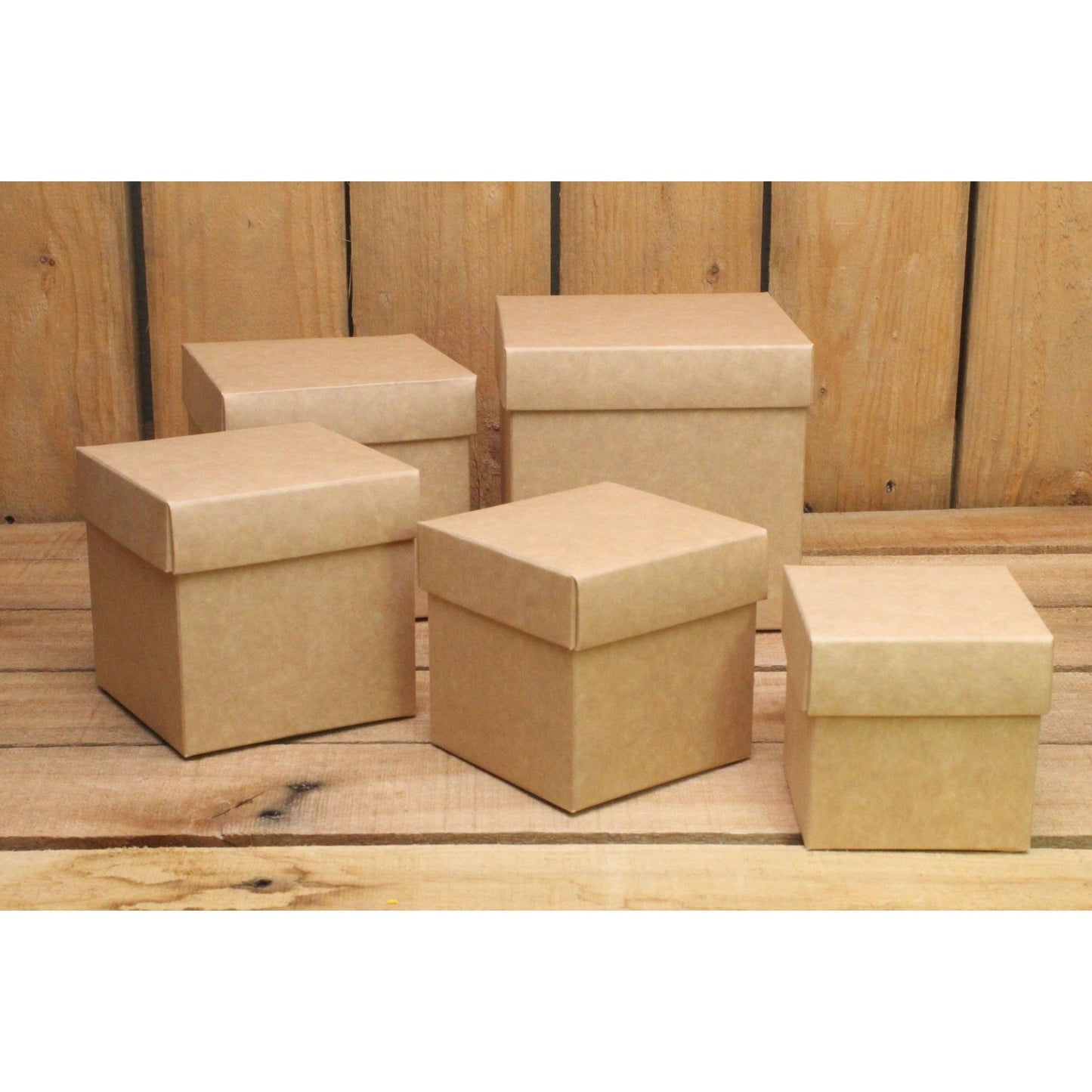 Klika - Bonbon doosjes Chocolade doosje Kraft kubus 24 stuks