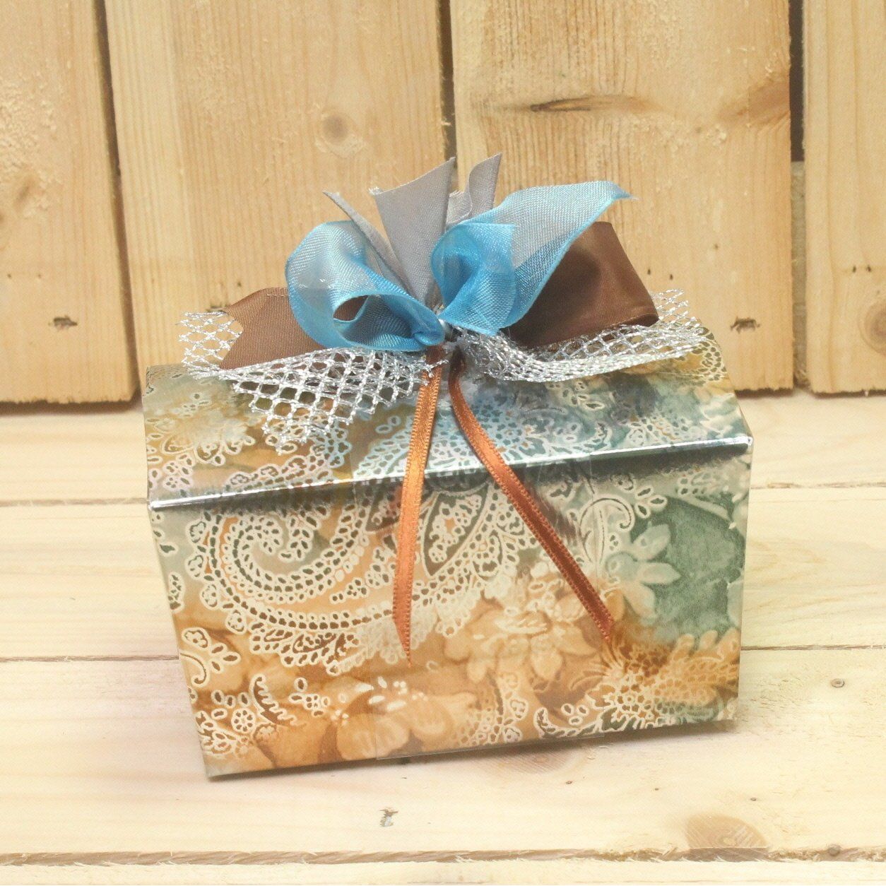 Klika - Bonbon doosjes Chocolade doosje Mystic LAAG transparante banderol herfst 24 stuks