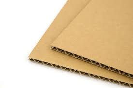 Klika - Corrugated cardboard sheets single wave 120 x 120 cm brown | 100 pieces
