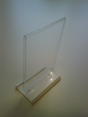 Klika - Menu-standaard acryl A5 15x21cm zwaar