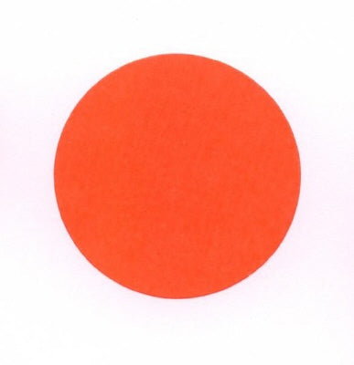 Klika - Label 35 mm round fluorescent red removable