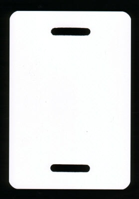 Klika - PVC-labels 150x270 mm wit 2 band-sleuven