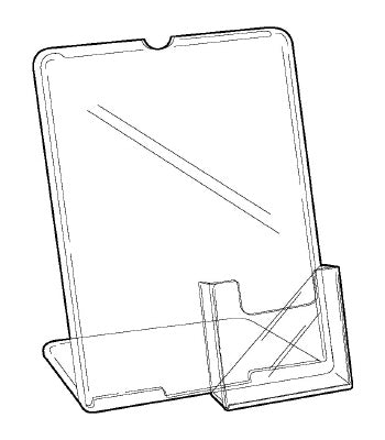 Klika - L-standard A4 avec porte-brochures 1/3 A4