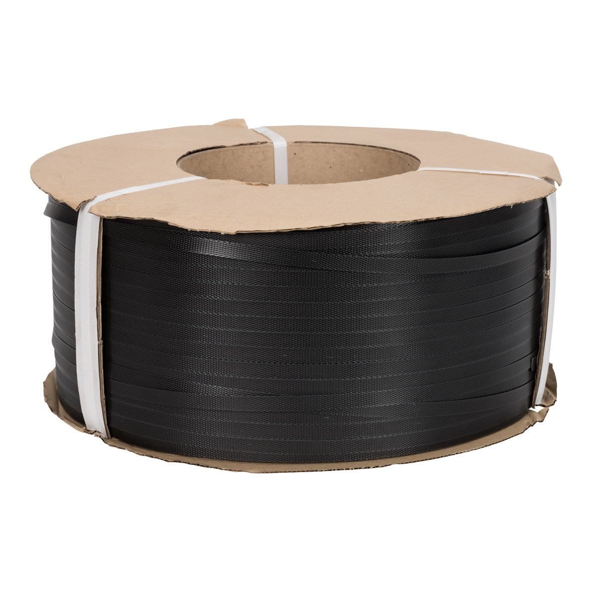 Klika - Cinta PP 12 mm x 055 mm 3000 metros negra (núcleo del rollo 200 mm)