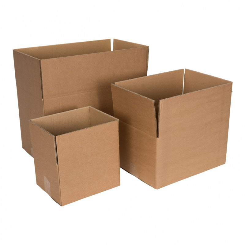 Klika - Kartons einfach gewellt 285 x 215 x 160 mm braun | 30 Stück