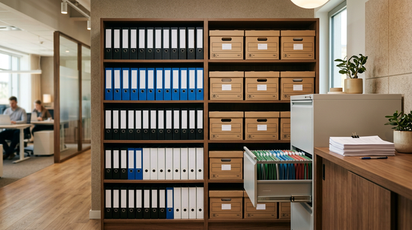 Administratie archiveren: ordners, hangmappen en archiefdozen