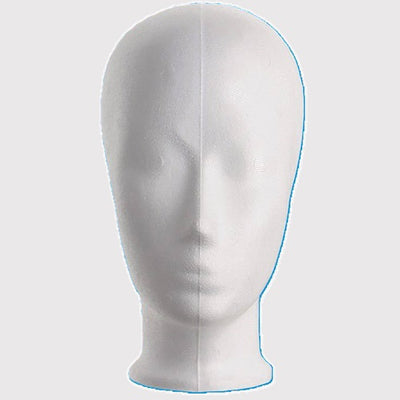 Klika - Parrucca bianca altezza testa 25 cm bambino