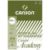 Canson - carta da disegno Academy, 250 g, ft 21 x 29,7 cm, A4, blocco da 20 fogli