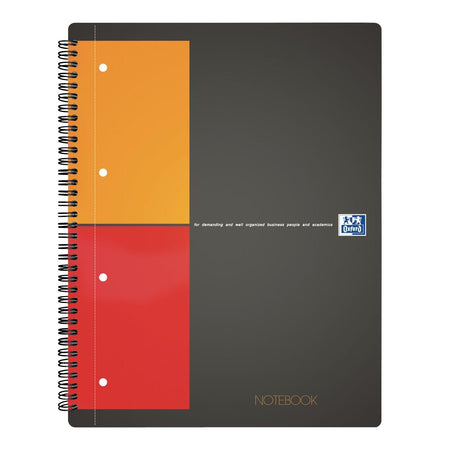 Oxford -  INTERNATIONAL Notebook, 160 bladzijden, ft A4+, geruit 5 mm