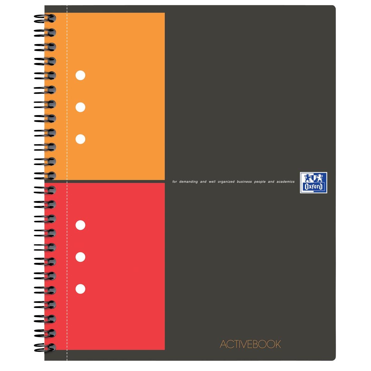 Oxford - Activebook INTERNAZIONALE, 160 pagine, ft A5+, quadrettato 5 mm
