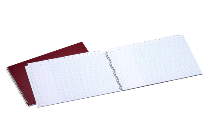 Atlanta - Registro tabulare 294x452mm 2x14 colonne 108 pagine spirale