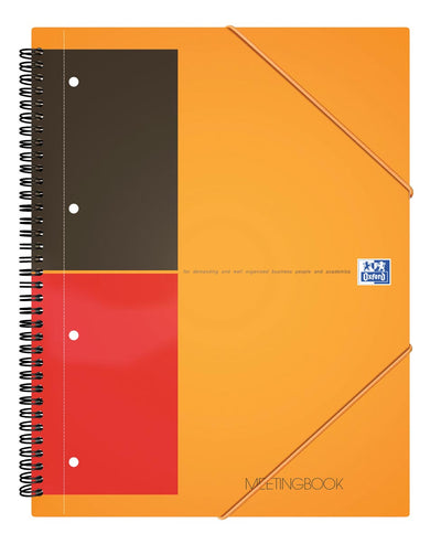 Oxford - INTERNATIONAL Meetingbook, 160 pages, ft A4+, squared 5 mm