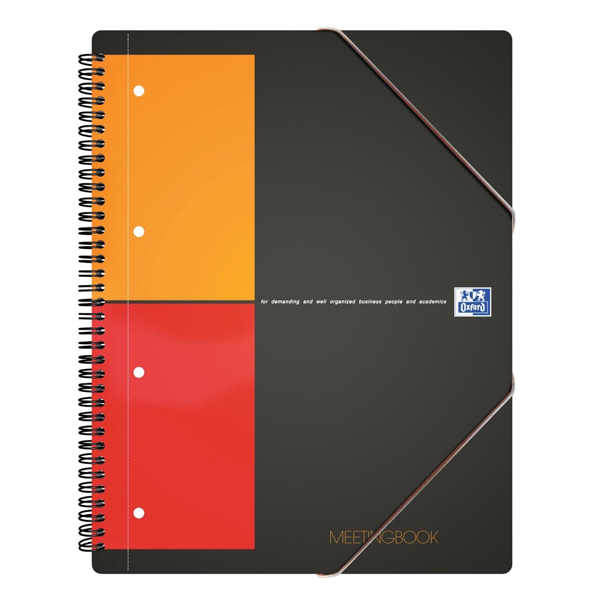Oxford -  INTERNATIONAL Meetingbook, 160 bladzijden, ft A5+, geruit 5 mm