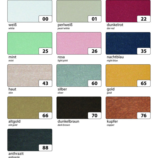 Folia Paper -  Fotokarton folia 50x70cm parelmoer 00 wit