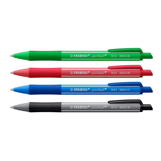 Stabilo -  Balpen pointball colorful assorti