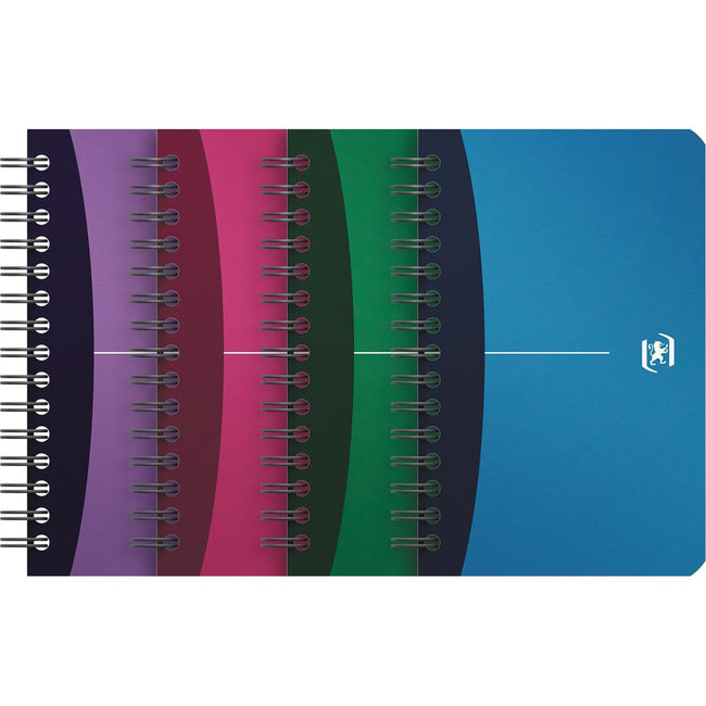 Oxford - Urban Mix notebook, 180 pages, ft 11 x 17 cm, checked 5 mm, assorted colors