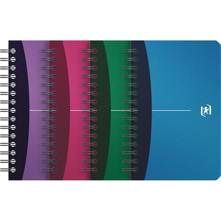 Oxford - Quaderno Urban Mix, 180 pagine, ft 11 x 17 cm, quadretti 5 mm, colori assortiti