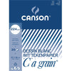 Canson - blocco da disegno C à grain 224 g/m², ft 27 x 36 cm
