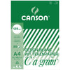Canson - Blocco da disegno C à grain 125 g/m², ft 21 x 29,7 cm (A4)