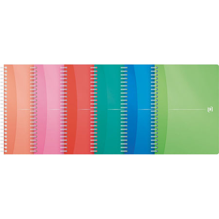 Oxford - My Colors spiral notebook, 180 pages, ft A5, squared 5 mm, assorted colors