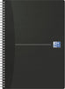 Oxford - Essentials Spiralnotizbuch, 180 Seiten, ft A4, kariert 5 mm, schwarz