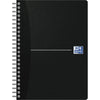 Oxford - Carnet à spirales Essentials, 180 pages, ft A5, ligné, noir