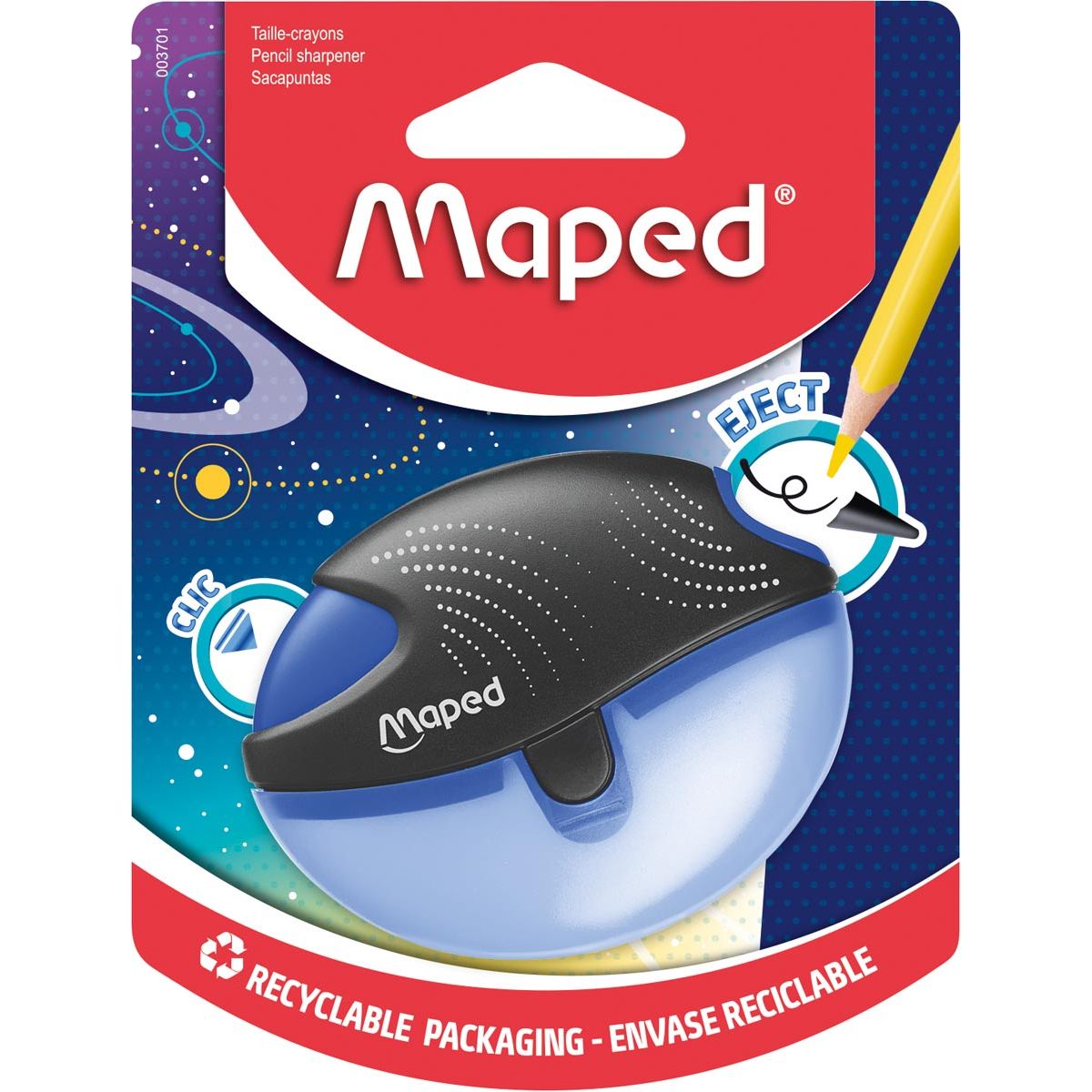 Maped -  Potloodslijper Galactic op blister
