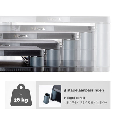 Fellowes -  monitorstandaard zwart